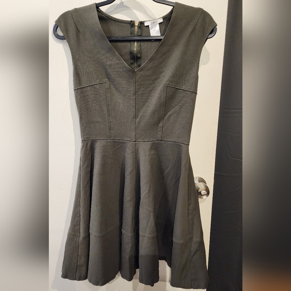 Bar III SZ M Army Green Short Dress